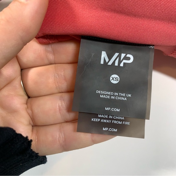 XS MP Women's Power Longline Sports Bra - Berry Pink - Picture 15 of 15